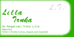 lilla trnka business card